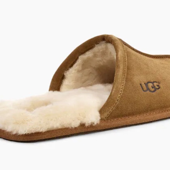 UGG Australia Men's Scuff Slippers Chestnut! - Picture 6 of 8